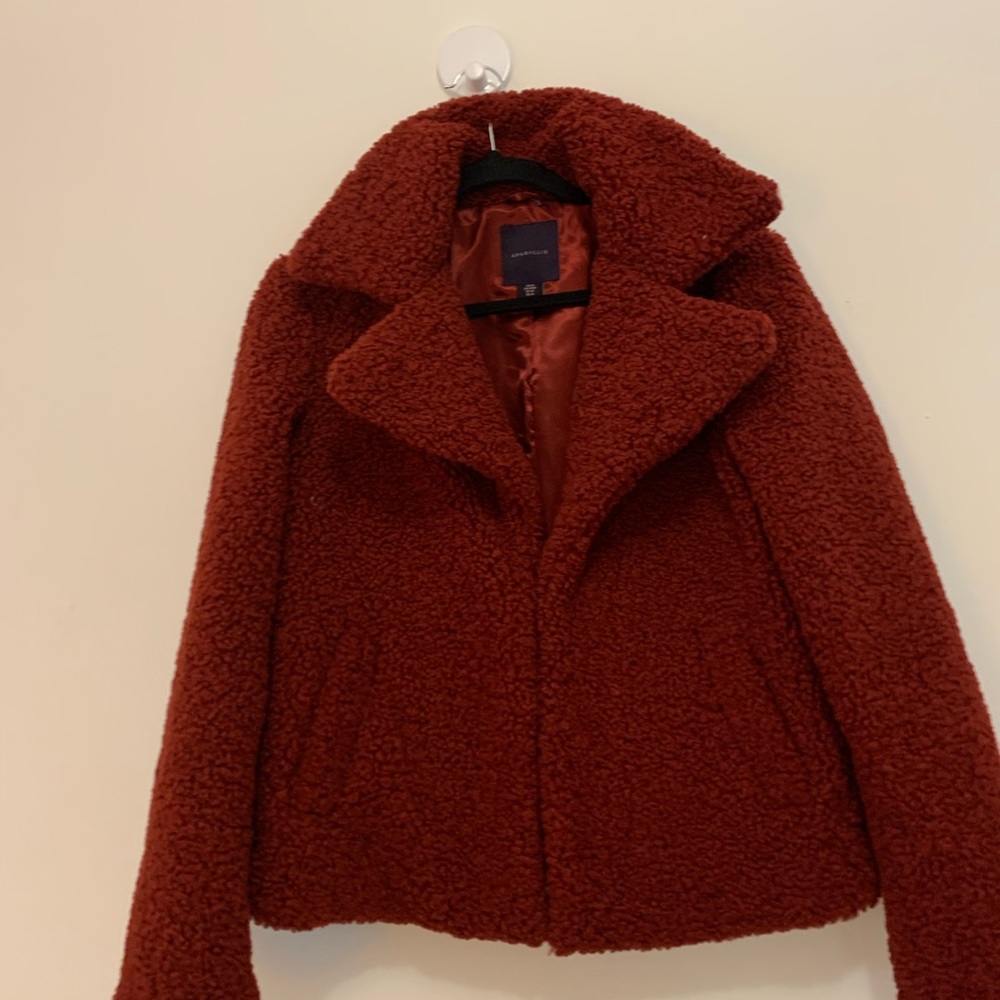Red Teddy Jacket - Picture 3 of 5